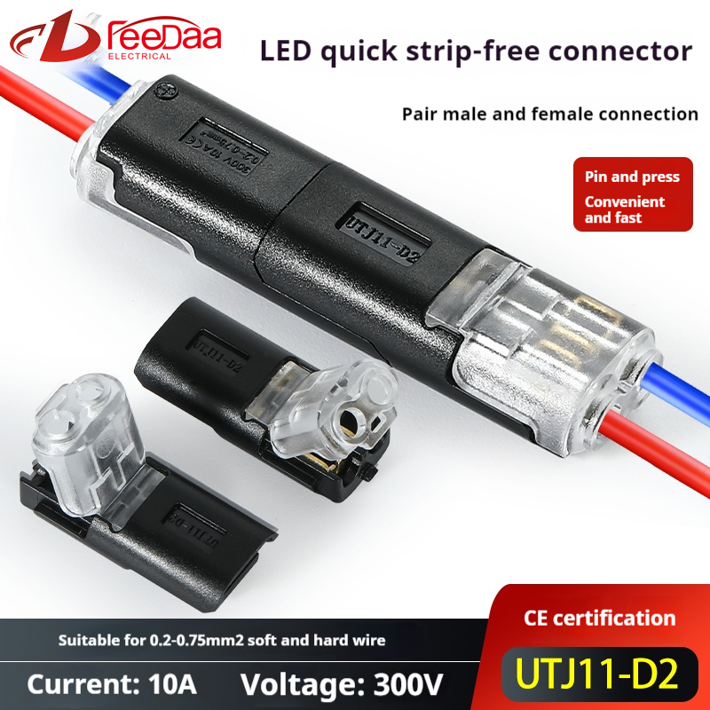 LED nenutrauktas laidų gnybtas